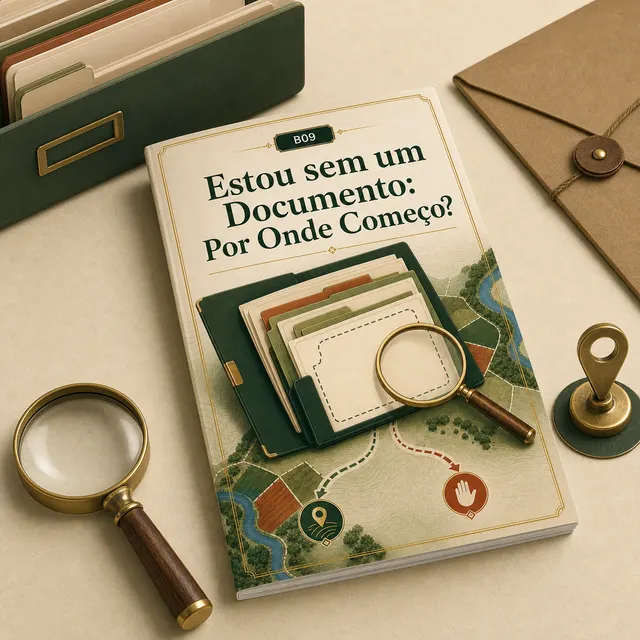 Mockup do bônus Estou sem um Documento: Por Onde Começo?
